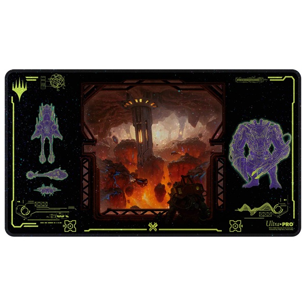 Magic Spillem 195 165 Tte  Playmat  Holofoil Edge   Eternities: Red Mythic Ultra Pro  38886