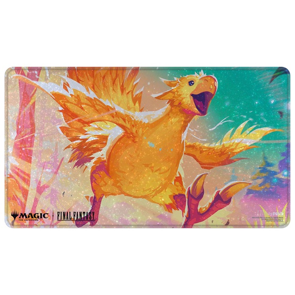Magic Spillem 195 165 Tte  Playmat  Premium Holofoil Universes Beyond: Final Fantasy: Traveling Chocobo  Yellow  Ultra Pro  38761
