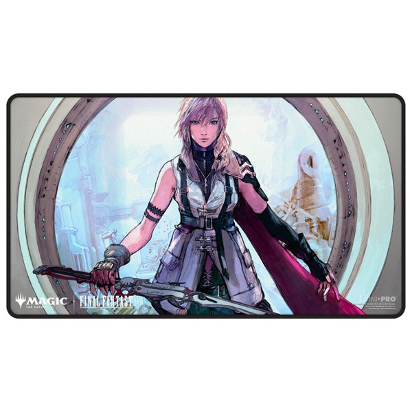 Magic Spillem 195 165 Tte Playmat Universes Beyond: Final Fantasy Premium Black Stitched : Lightning Army One Ultra Pro 38763