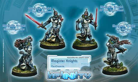 Magister Knights Figur fra Corvus Belli – Spar 20%!