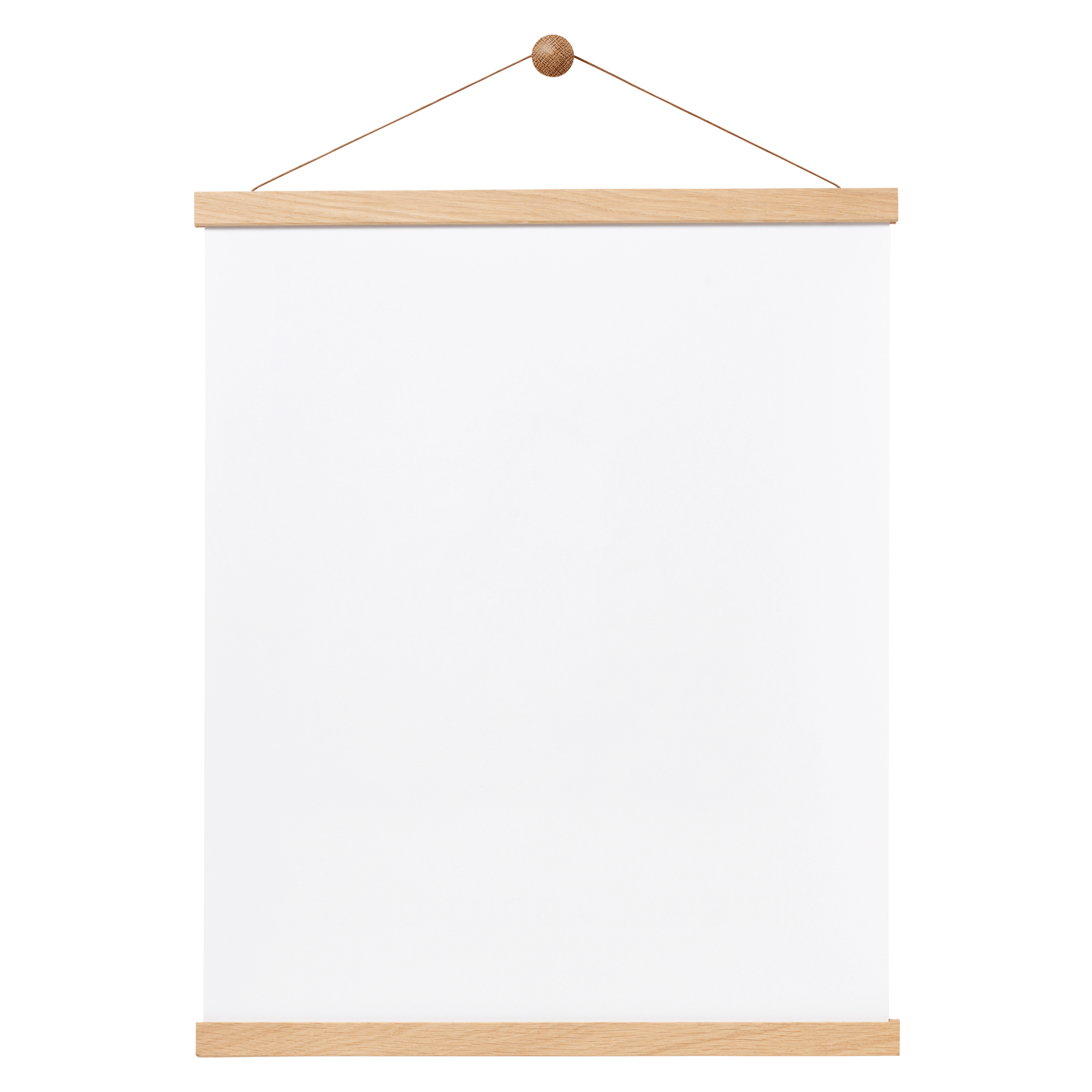 Elegant Magnetisk Rammeskinne i Egetræ – 41 cm Tilbud