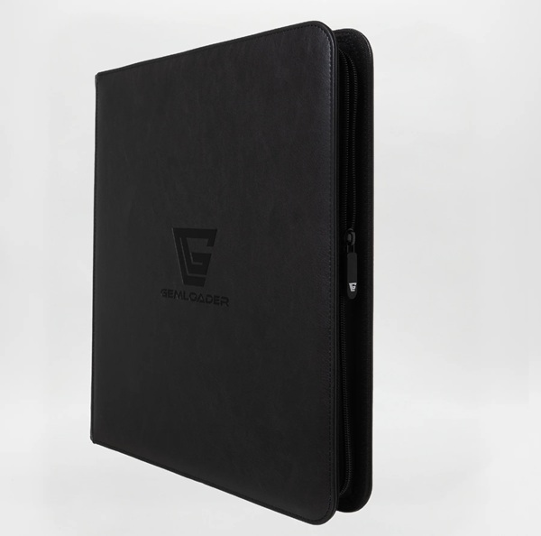 Mappe Gemloader Premium 12-pocket Binder: Black  Holder 480 Kort