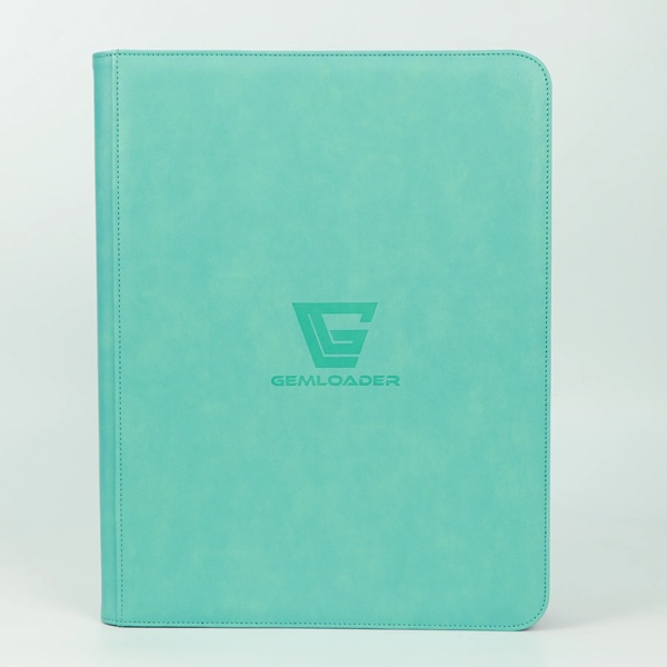 Mappe Gemloader Premium  -pocket Toploader Binder: Tiffany Blue  Holder 216 Kort