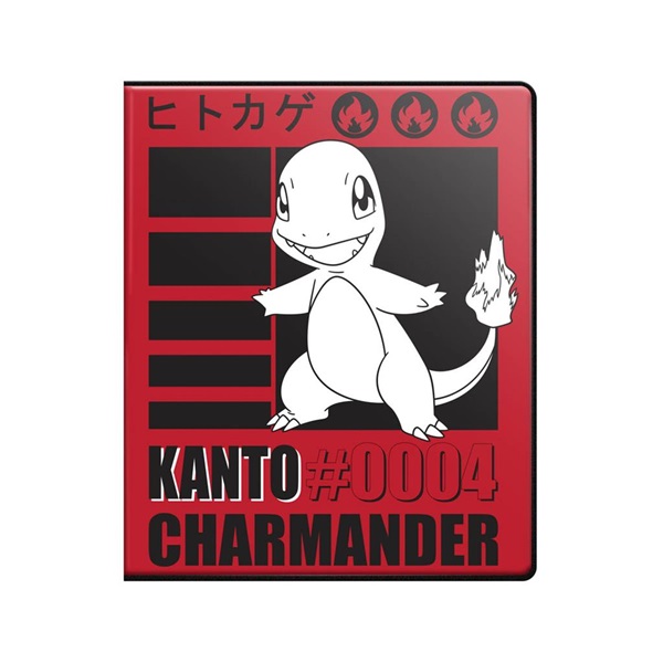 Mappe Pokemon Charmander Album -pocket Holder 180 Kort Ultrapro 16596