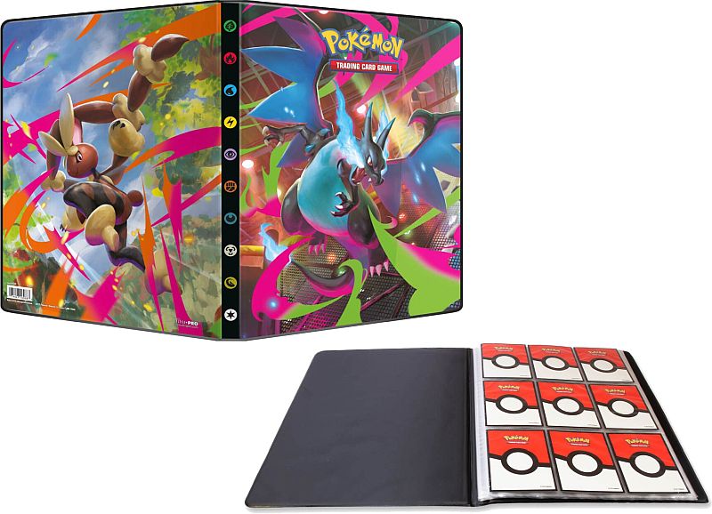 Mappe Pokemon Me02 Mega Evolution: Phantasmal Flames Album -pocket Holder 180 Kort Ultrapro 16088