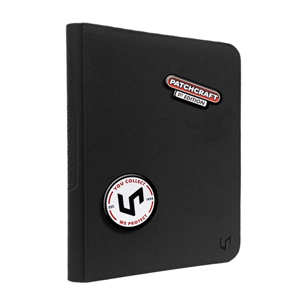 Mappe Zippered -pocket Pro-binder Patchcraft: Black 18x20 Plads Til 360 Kort Ultra Pro 16642
