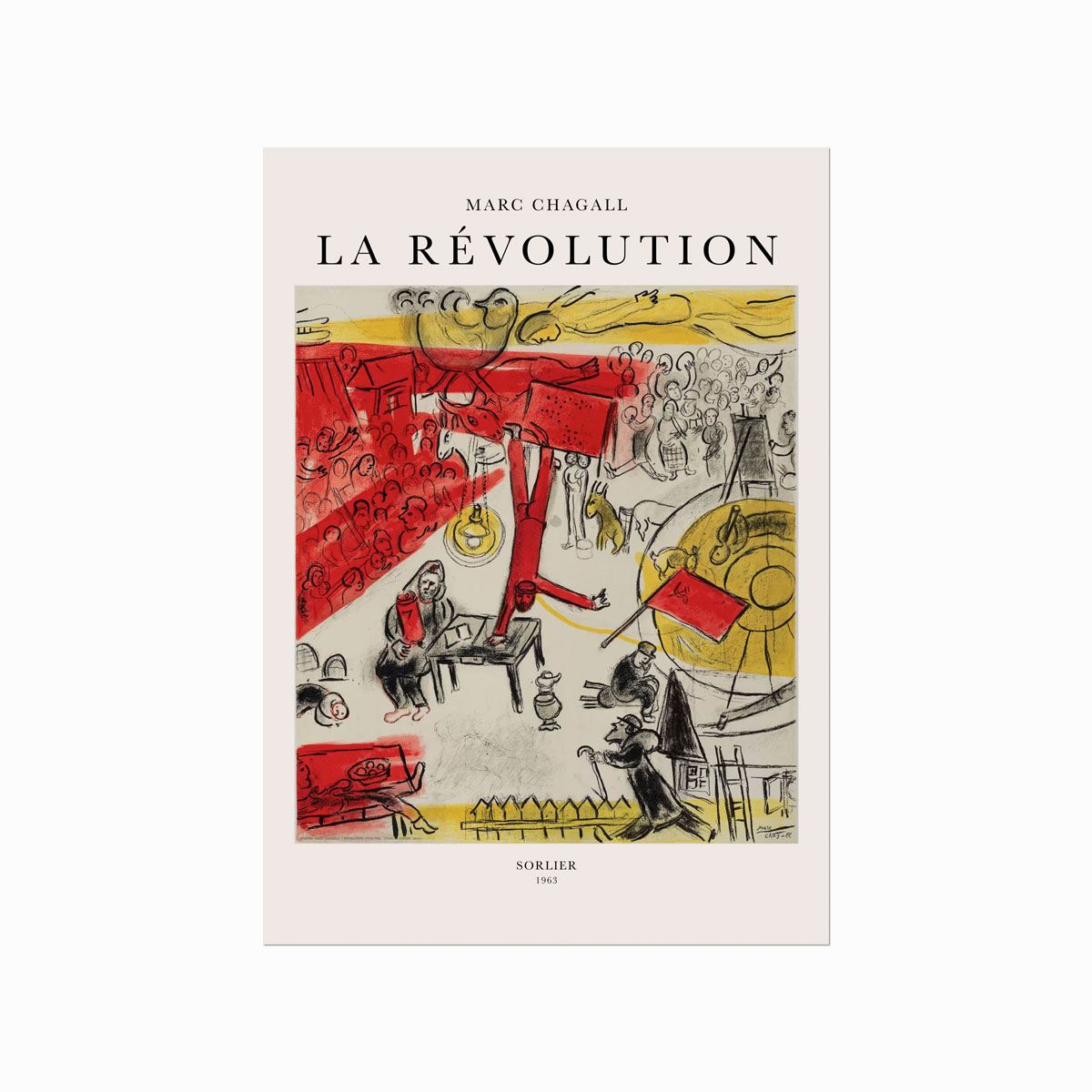 Marc Chagall    Révolution