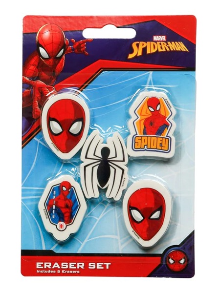 Marvel Spider-man Eraser -pack