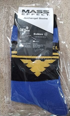 Mass Effect Sokker Socks Archangel 195 184 Rrelse Size 39-42