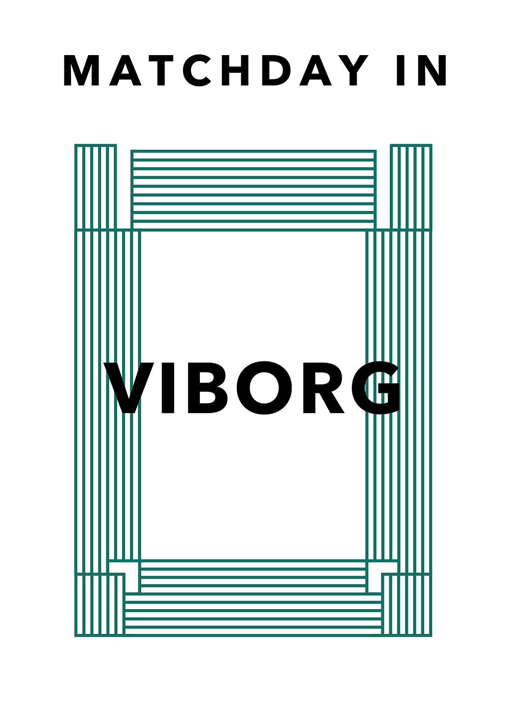 Matchday Viborg Plakat – Sportens Ånd til Dit Hjem!