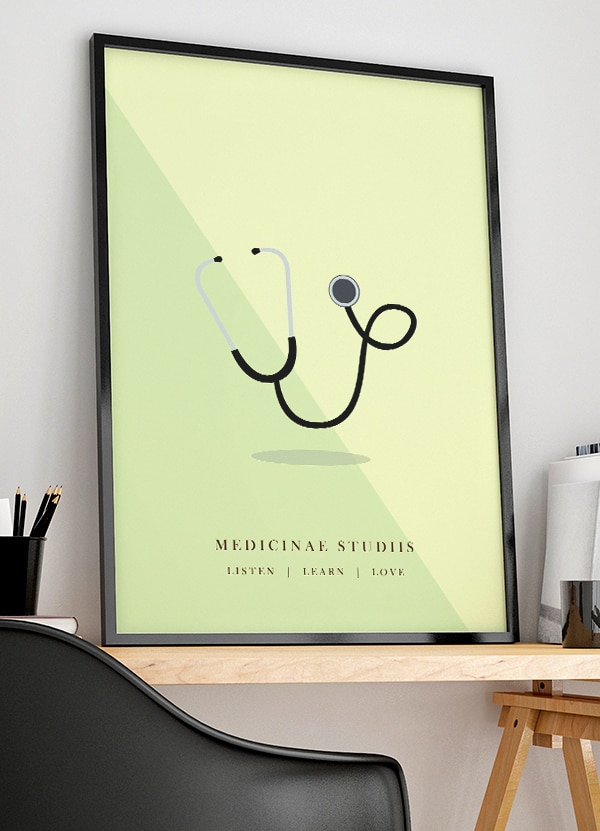 Medicinstuderende-plakat A4 - Perfekt til kommende læger