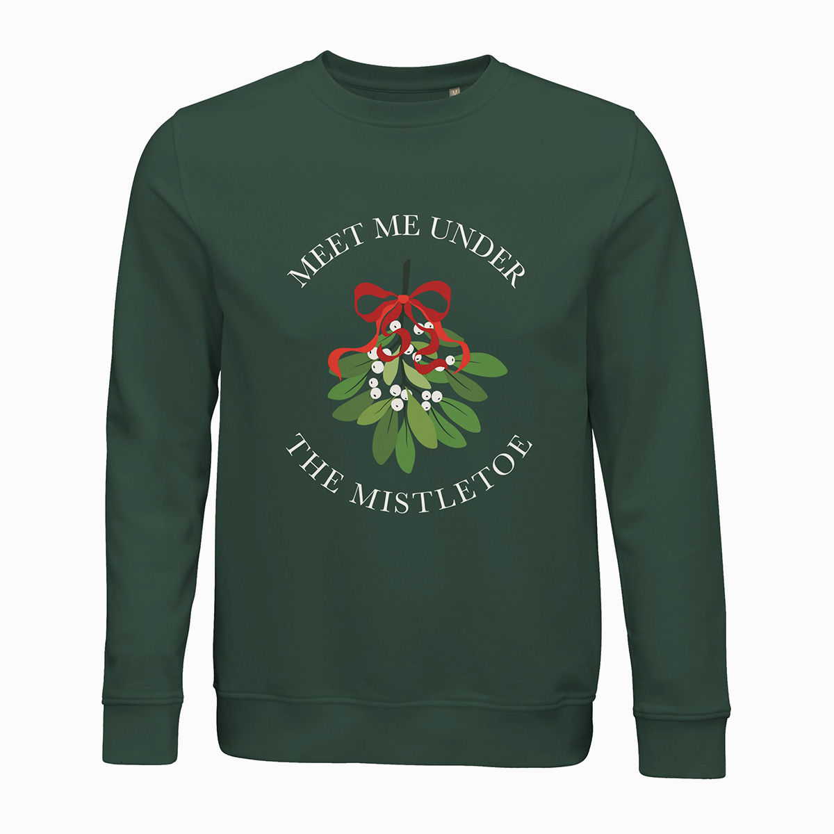 Jule Sweatshirt med Mistebærtræ – Komfortabel Julestil