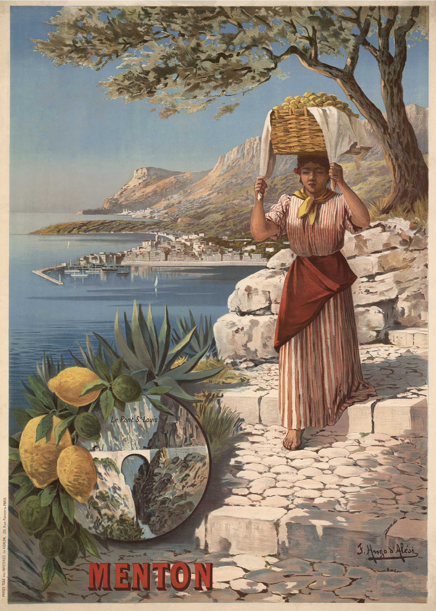 Menton Plakat - Unik Vintage Kunst til Dit Hjem