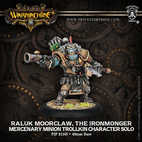 Raluk Moorclaw - Trollkin Lejesoldat Karakter Solo