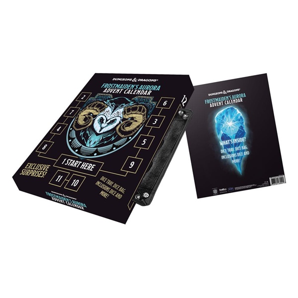 Metallic Dice Games Dungeons Dragons: Frostmaiden Aurora Holiday Advent Dice Calendar 2025 Terningekalender