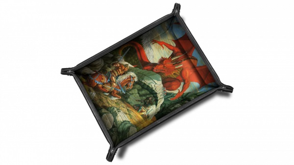 Metallic Dice Games Dungeons Dragons Masterworks Dice Tray: Larry Elmore