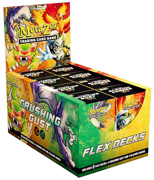 Metazoo Tcg 2025 : Flex Decks Wave Crushing Gust Blazing Charge Decks 24 Booster Packs