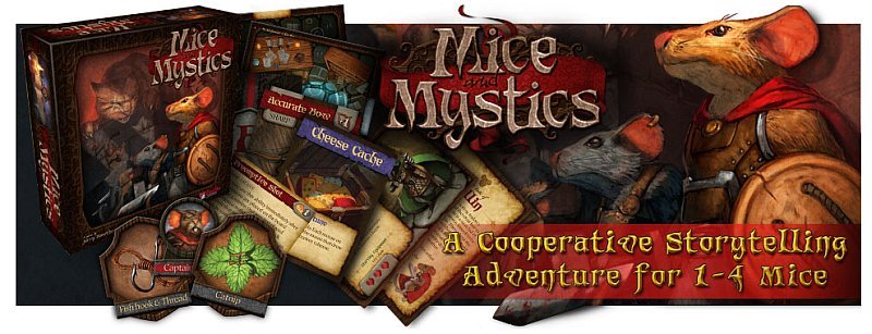 Mice   Mystics Fantasy Exploration Board Game