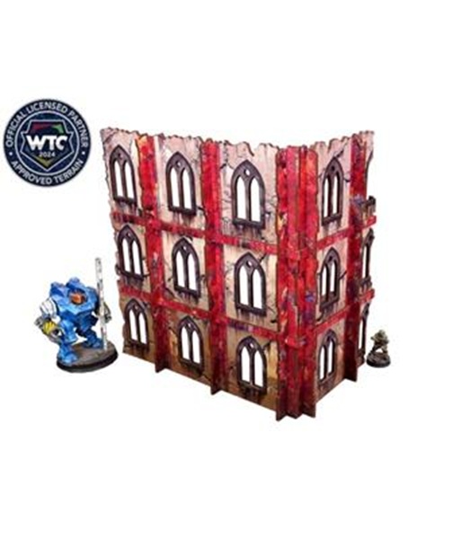 Micro Art Studio Imperial Wtc Walls High Red Prepainted