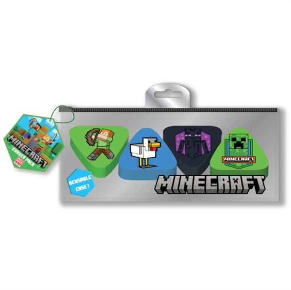 Minecraft Eraser Set