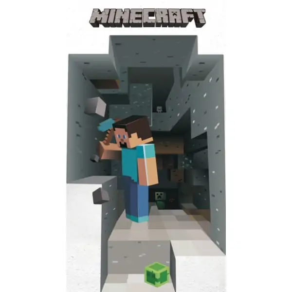 Minecraft 3D Vægklistermærke til Drengeværelset - Fantastisk!