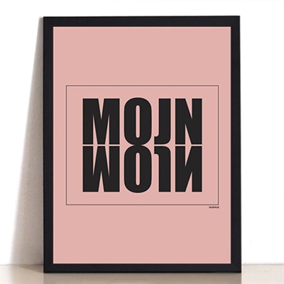 Mojn Mojn Vægplakat – Tilfør sjæl og karakter til dit hjem!