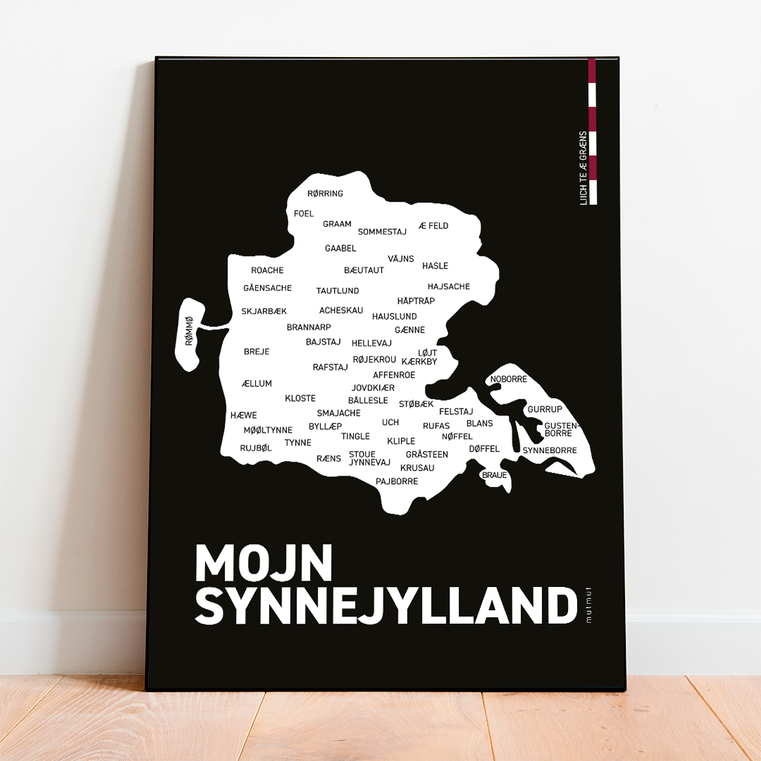 Mojn Synnejylland 50x70 Sort