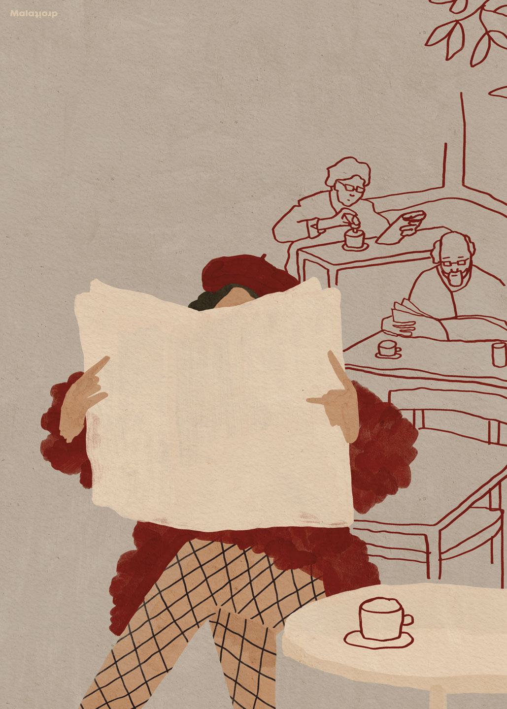 Moulin Rouge Plakat fra Maladroit - Kunst til Dit Hjem