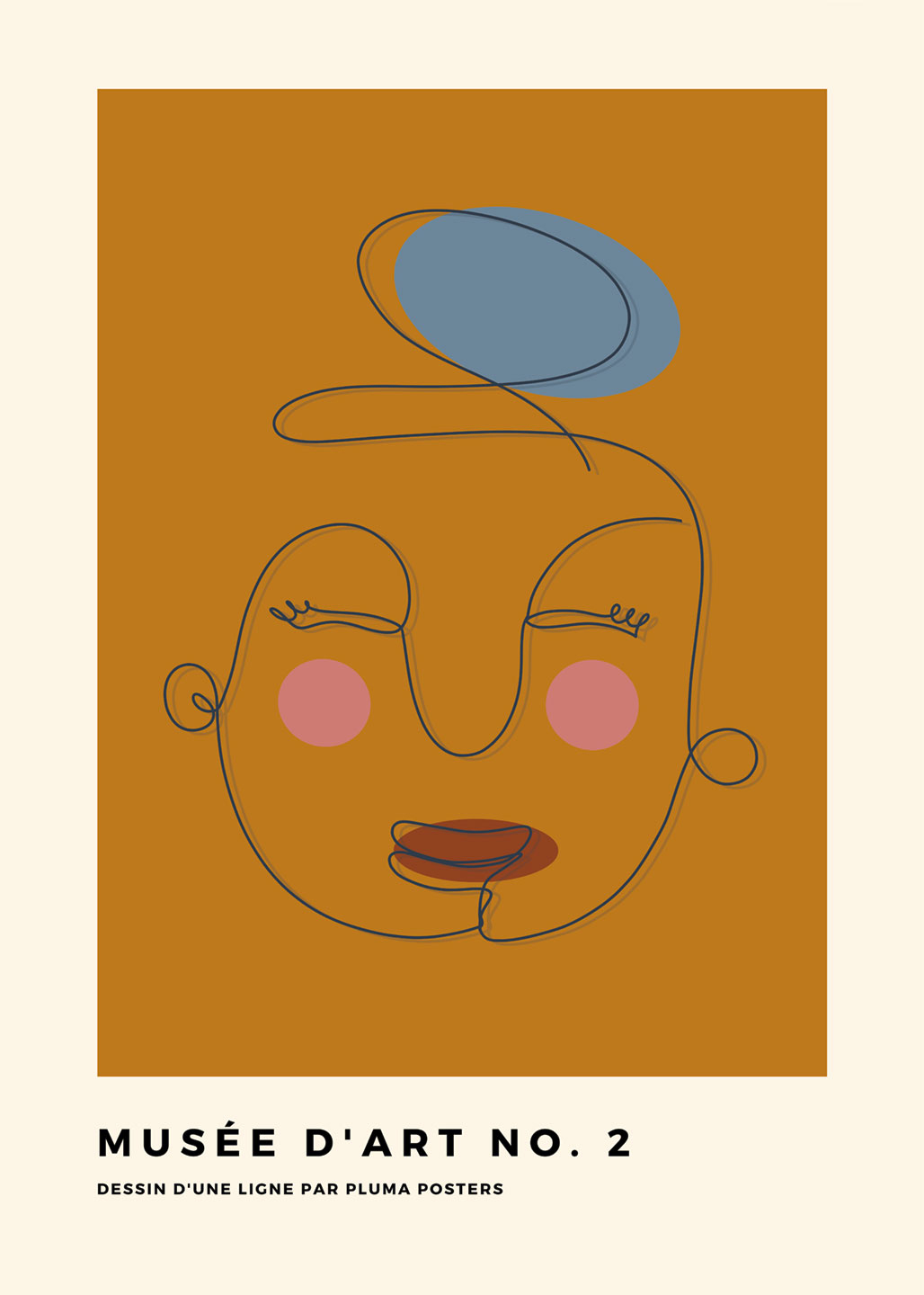 Mus E D Art Plakat – Unik Grafisk Vægkunst til Dit Hjem
