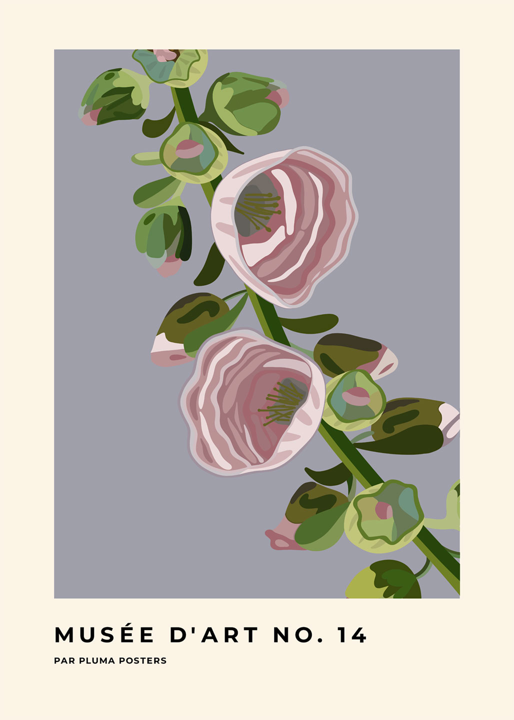Grafisk Kunstplakat "Mus E D Art No" fra Pluma Posters