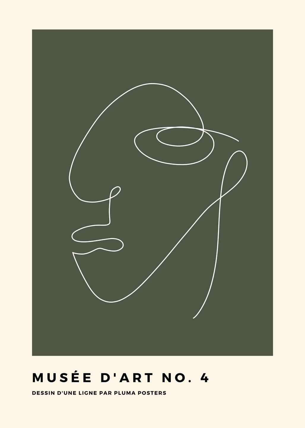 Moderne Grafisk Kunstplakat fra Pluma Posters