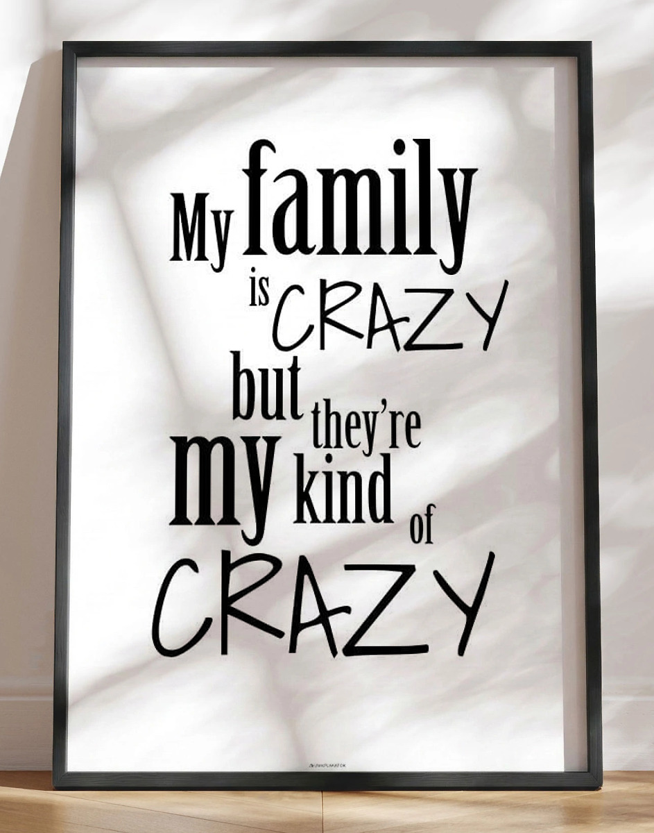 Familiy   Crazy Plakat