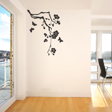 Myflowertree Væggklistermærke – Heidi Holm Pedersen 40x50 cm