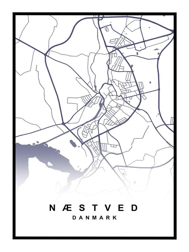 Næstved Kortplakat – Udforsk Din Elskede By!