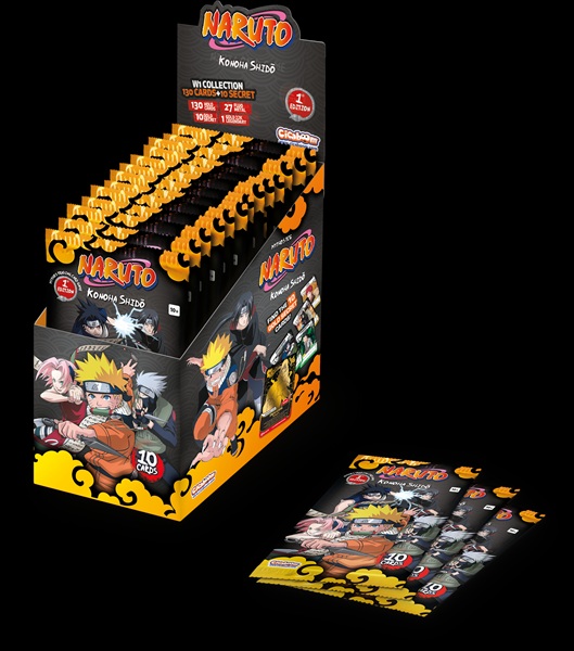 Naruto Mythos Trading Card Game: Konoha Shido Booster Box  Display  24 Packs