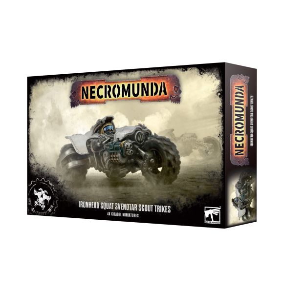 Necromunda: Box Ironhead Squat Prospectors Svenotar Scout Trikes 99120599074