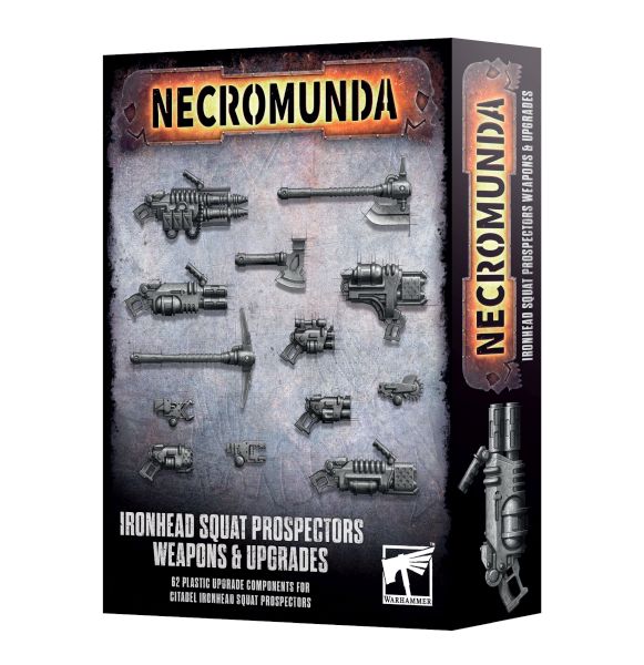 Necromunda: Box Ironhead Squat Prospectors Weapons Upgrades 99120599070