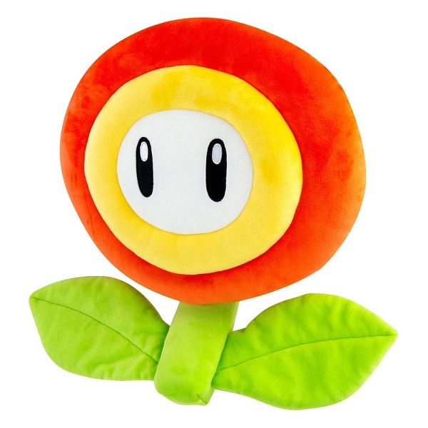 Nintendo Super Mario Fire Flower Plush Bamse 38cm