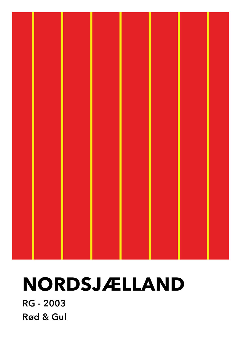 Nordsj Lland Plakat - Grafisk Kunsttilbud til Dit Hjem
