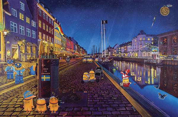 Nyhavn Kunsttryk fra Artpusher – Udsalg på Illux.dk