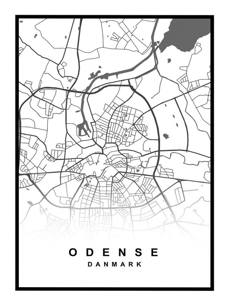 Odense Plakat – Smuk byplakat fra Postersbyus