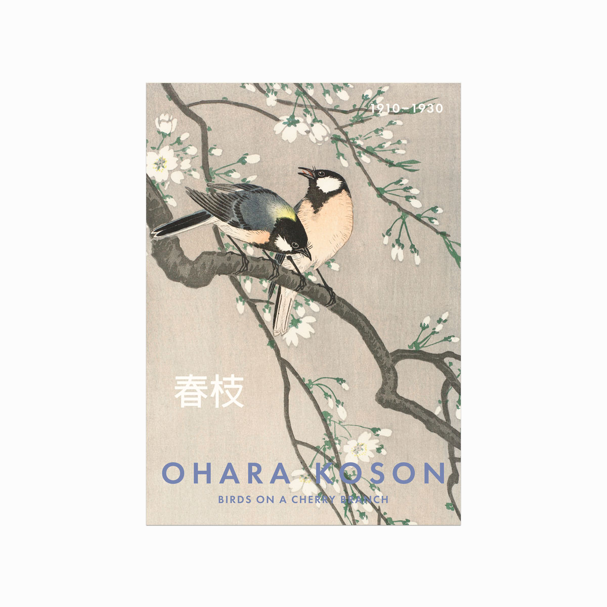 Ohara Koson Plakat  Birds     Cherry Branch