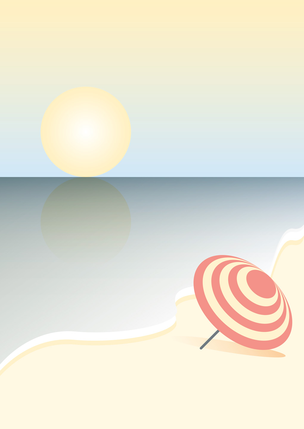 Strandkunstværk "On The Beach" af Myro Graphics