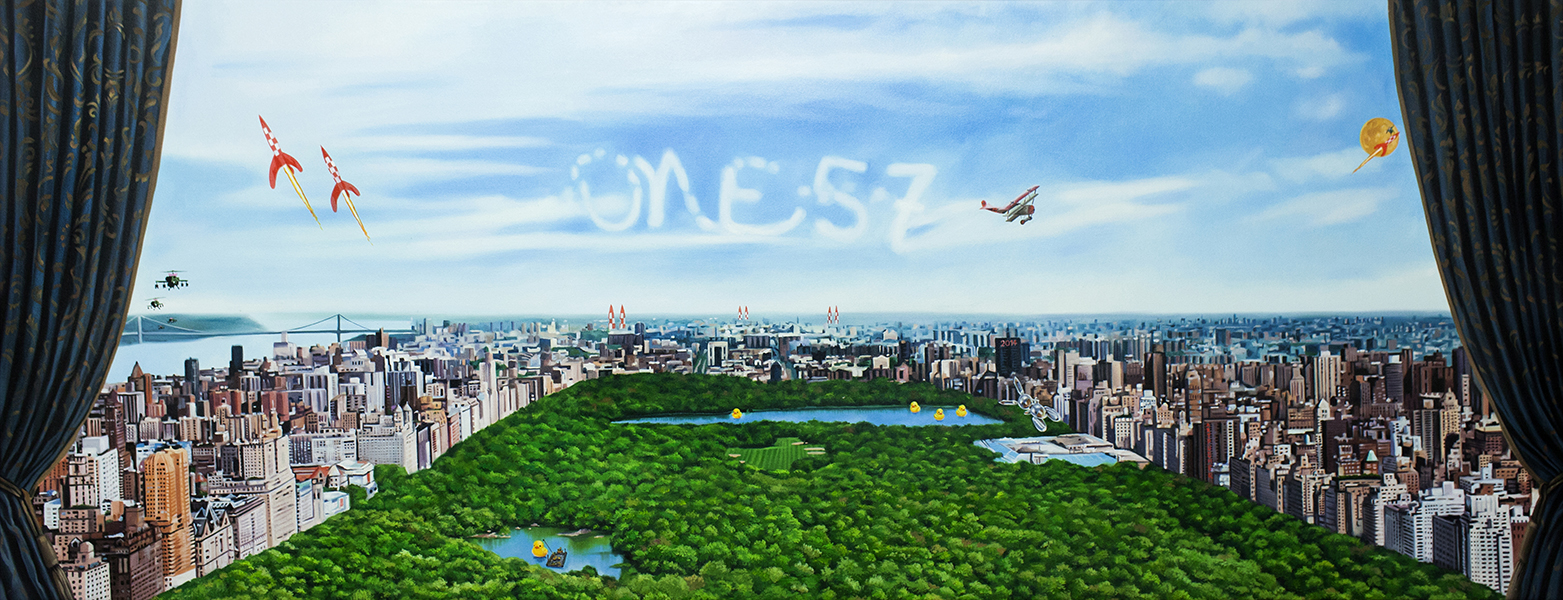 Unikt Pop Art Kunsttryk - One 57 fra Artpusher