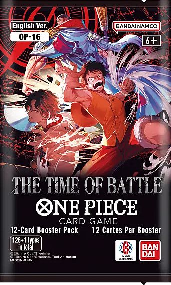 One Piece Card Game: Op16: The Time   Battle Booster Pack