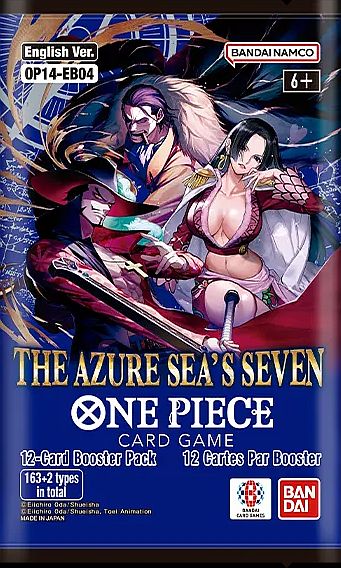 One Piece Card Game: Op14-eb04: The Azure Sea   Seven Booster Pack