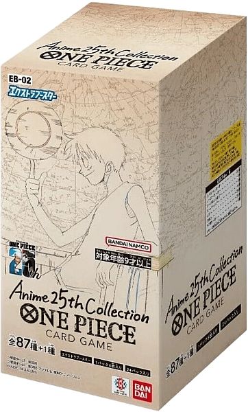 One Piece Japanese Eb02 Anime 25th Collection Booster Box