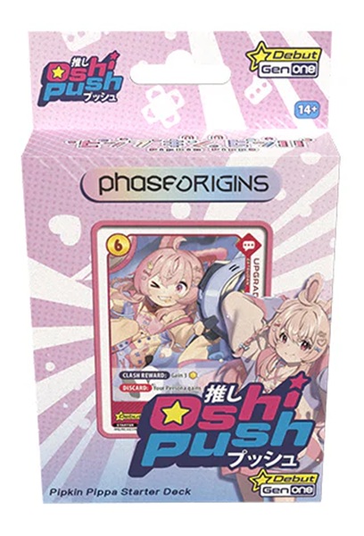 Oshi Push Vtuber Card Game: Gen One: Phase Origins: Starter Deck Pipkin Pippa