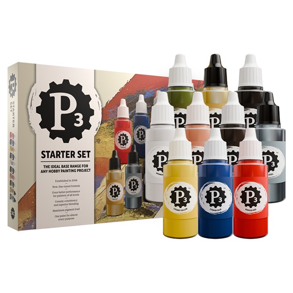 P3 Maling  Steamforged Games  P3 Paints Starter Set