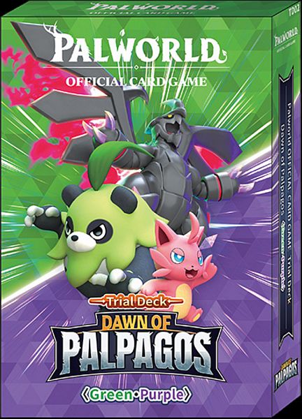 Palworld Official Card Game Tcg : Td02 Dawn Palpagos: Green-purple Deck